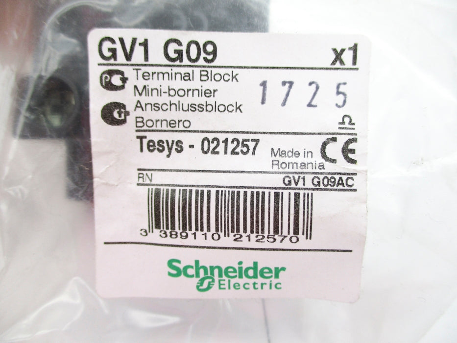 SCHNEIDER ELECTRIC GV1G09 NSMP