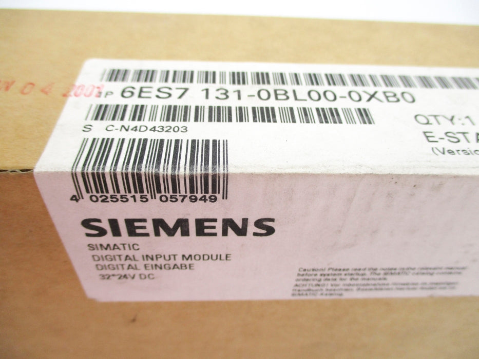 SIEMENS 6ES7131-0BL00-0XB0 NSFS