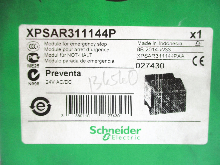 SCHNEIDER ELECTRIC XPSAR311144P NSMP