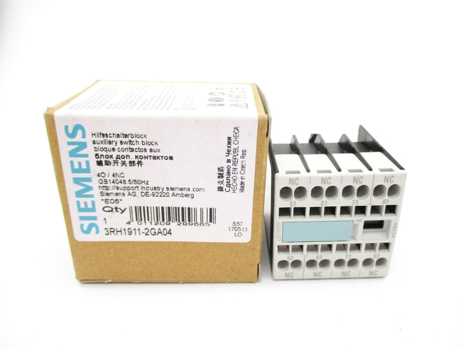 SIEMENS 3RH1911-2GA04 NSMP