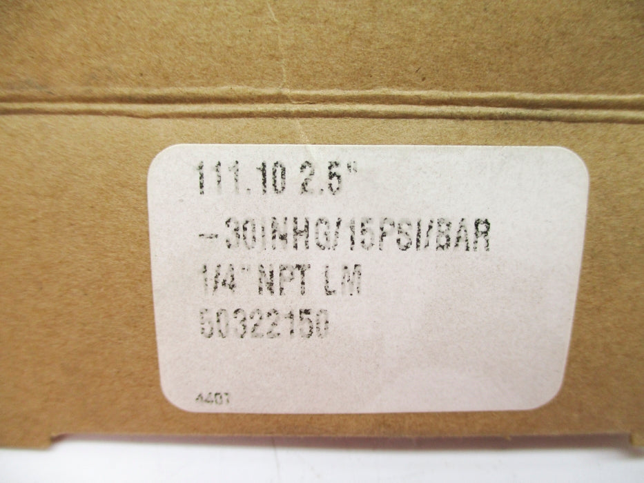 CECOR 50322150 -30INHG/15PSI/BAR NSMP