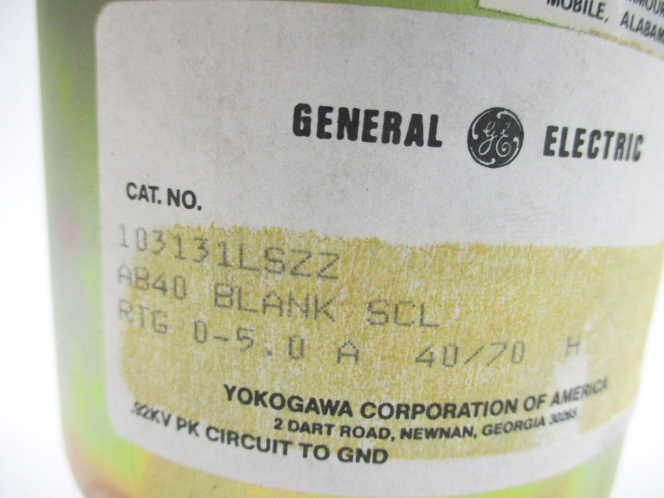 GENERAL ELECTRIC 103131LSZZ 0-150ACA NSNP