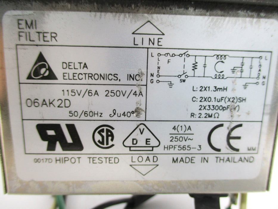 DELTA ELECTRONICS 06AK2D NSNP
