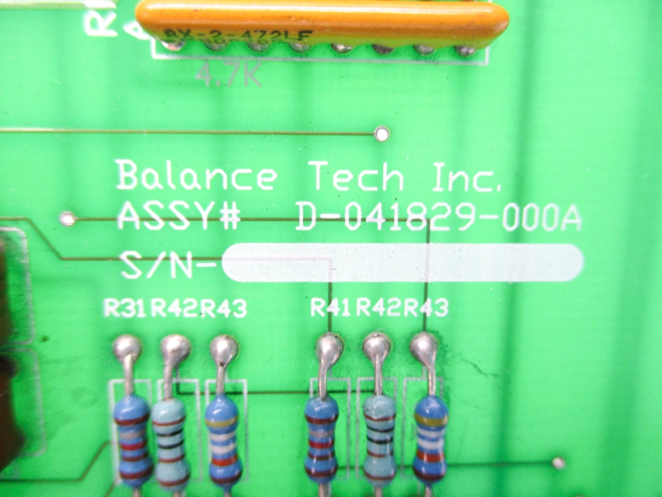 BALANCE TECH D-041829-000A NSNP