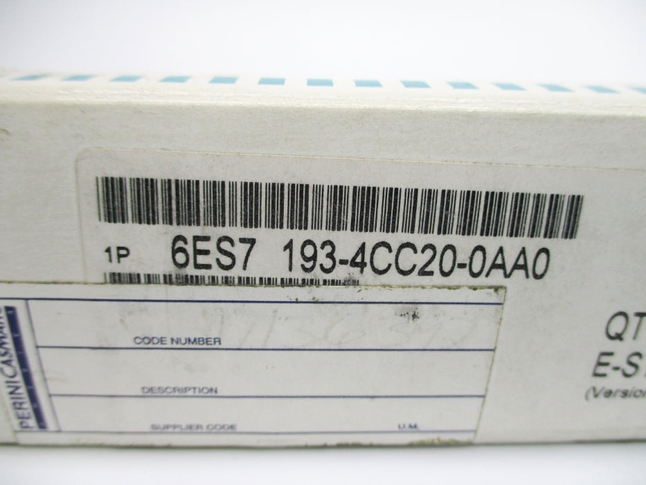 SIEMENS 6ES7193-4CC20-0AA0 TM-P15S23-A1 NSMP