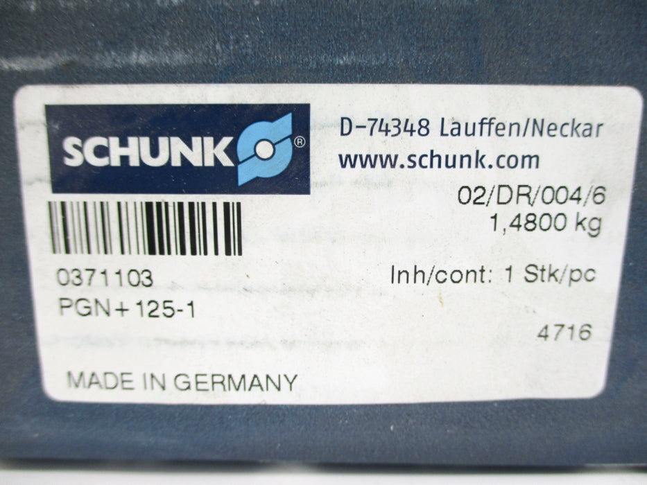 SCHUNK PGN+125-1 0371103 NSMP