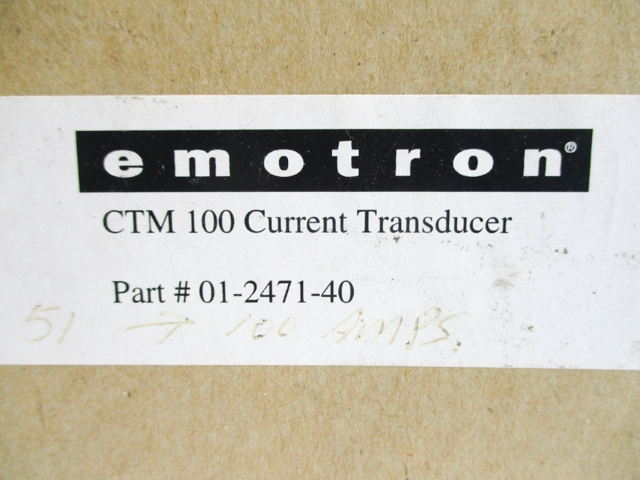 EMOTRON CTM100 01-2471-40 NSMP