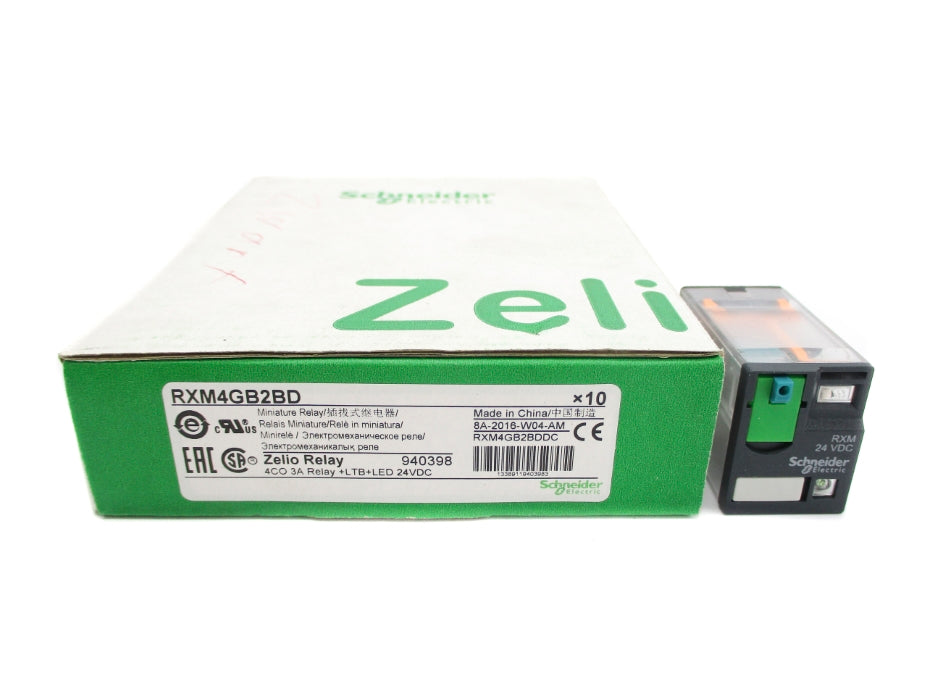 SCHNEIDER ELECTRIC RXM4GB2BD 3A 24VDC (PKG OF 10) NSMP