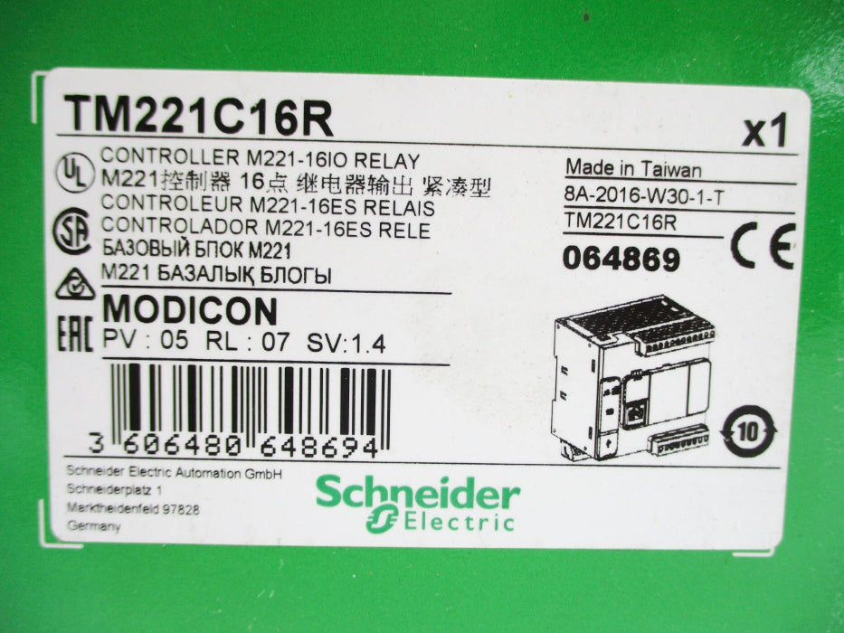 SCHNEIDER ELECTRIC TM221C16R NSMP