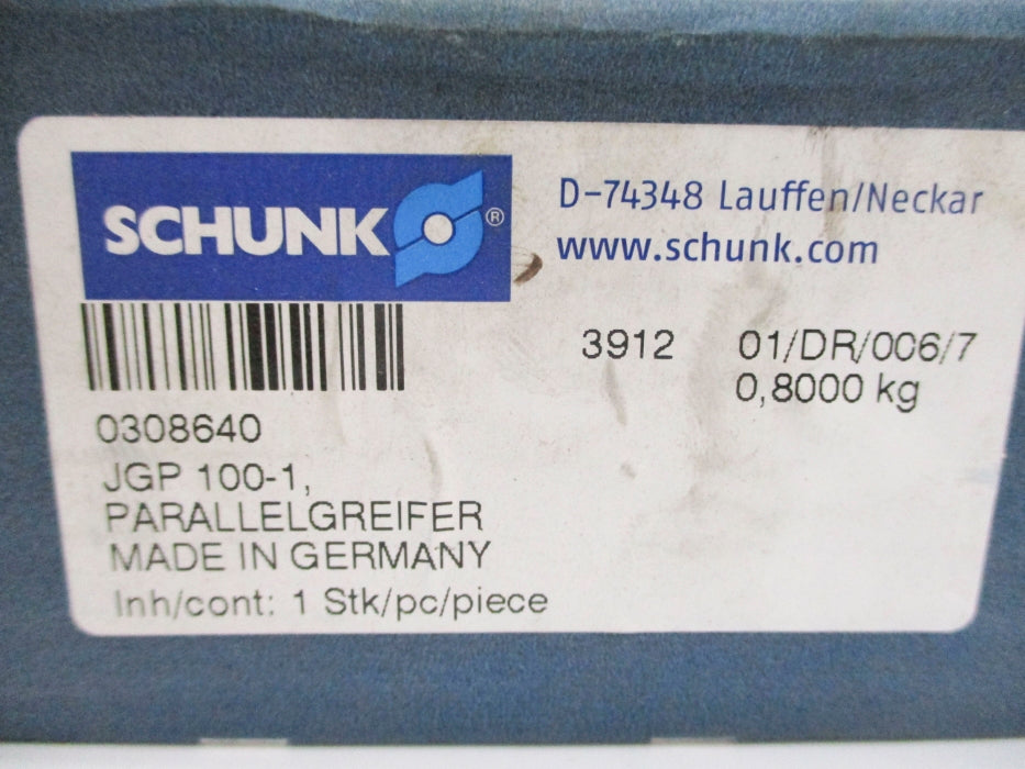 SCHUNK JGP100-1 0308640 NSMP