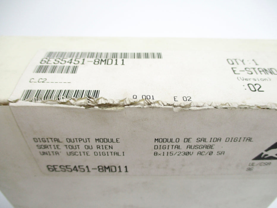 SIEMENS 6ES5451-8MD11 NSMP