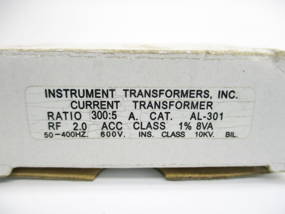 INSTRUMENT TRANSFORMERS AL-301 8VA NSMP