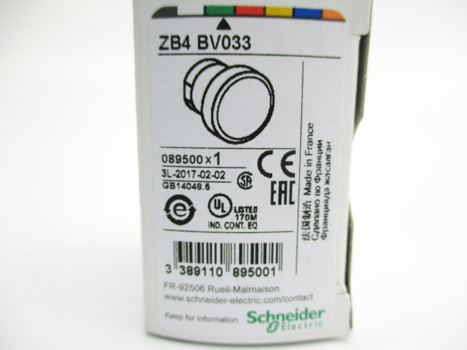 SCHNEIDER ELECTRIC ZB4BV033 NSMP