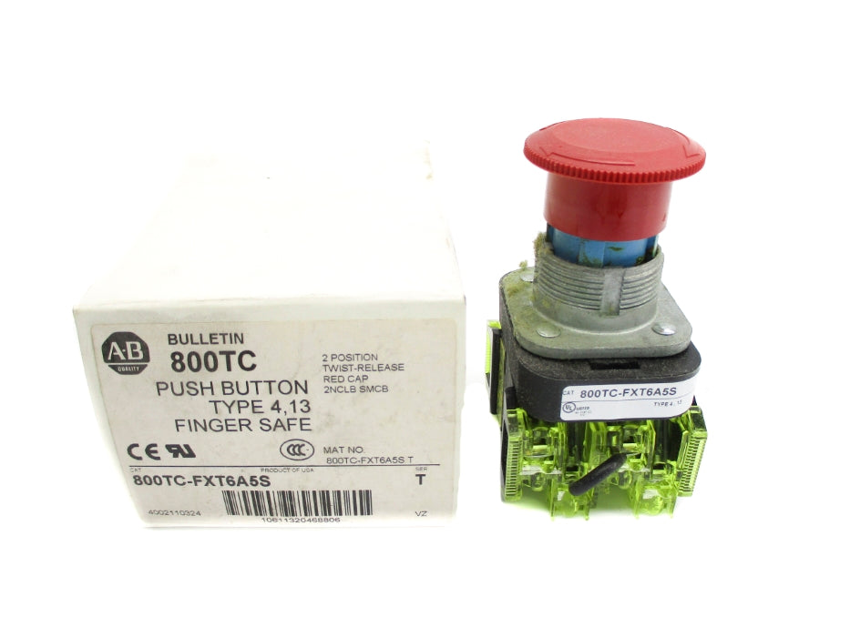 ALLEN BRADLEY 800TC-FXT6A5S SER. T (WH) NSMP