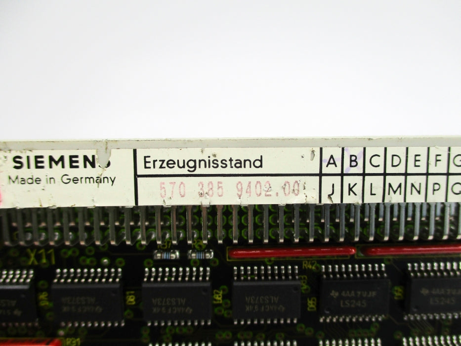 SIEMENS 5703859402.00 570305.0005.00 UNMP