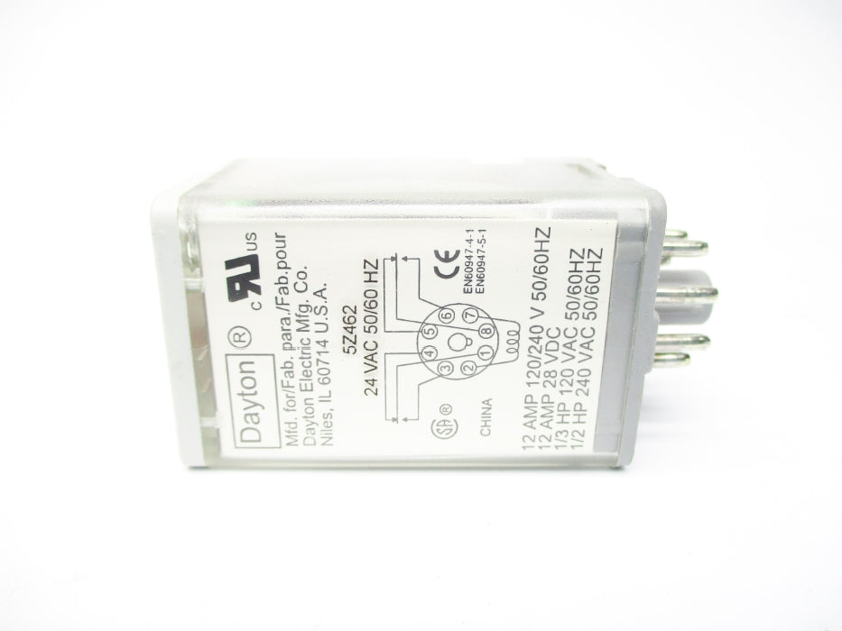 DAYTON 5Z462 24VAC 12A NSMP