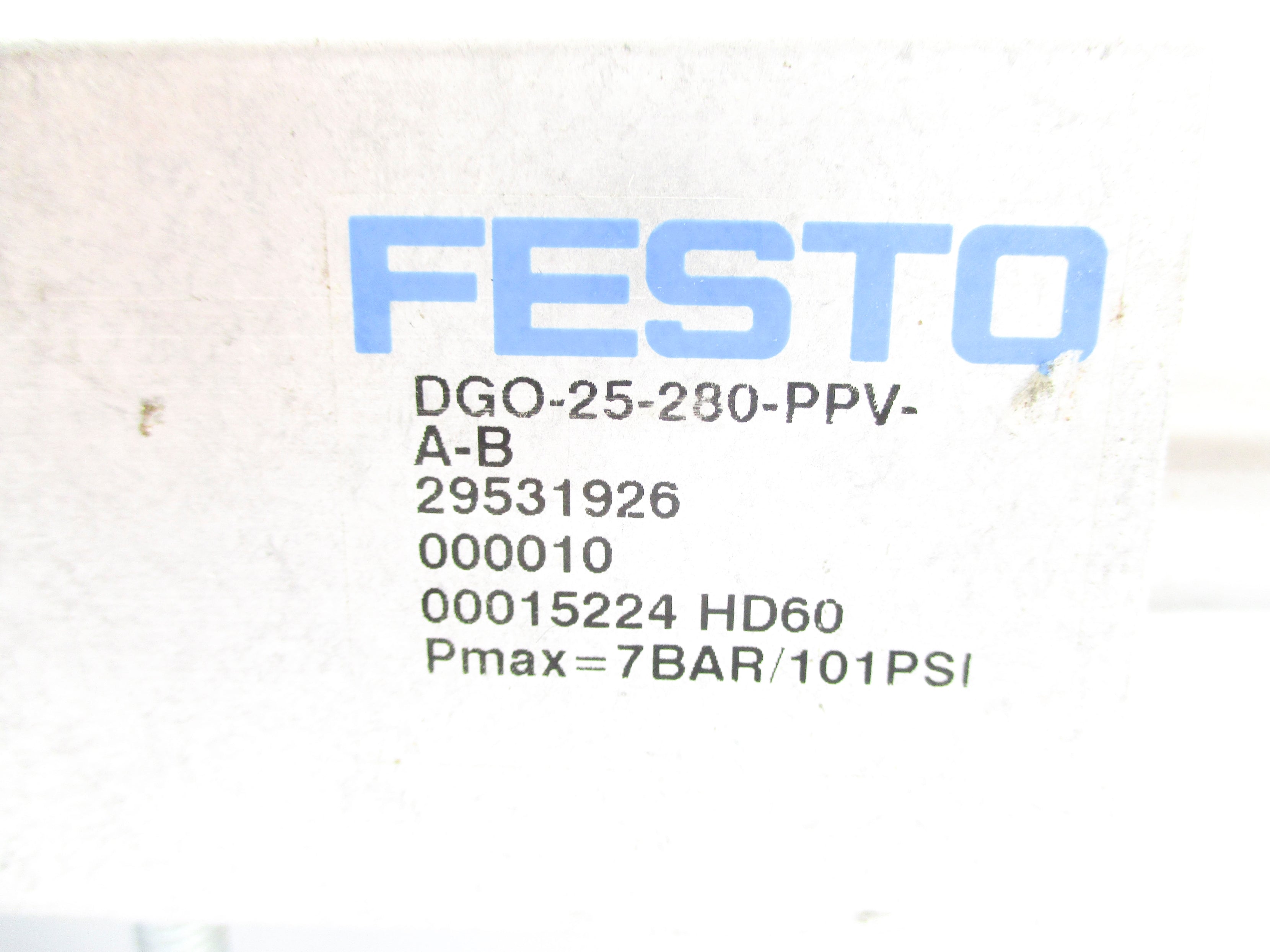 FESTO DGO-25-280-PPV-A-B 101PSI NSNP