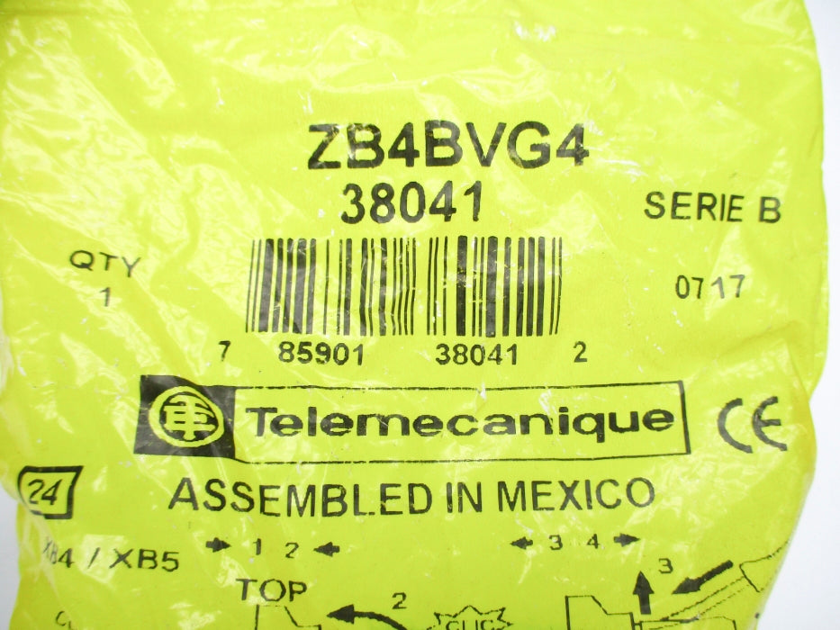 SCHNEIDER ELECTRIC ZB4BVG4 NEW IN SCHNEIDER PACKAGE NSMP