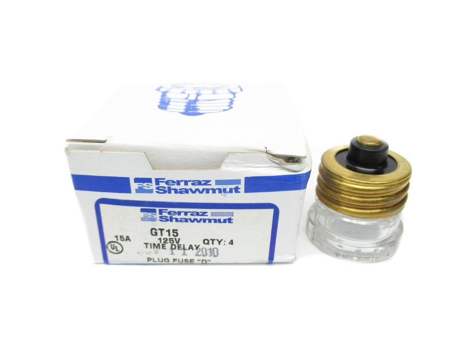 FERRAZ SHAWMUT GT15 15A 125V (PKG OF 4) NSMP