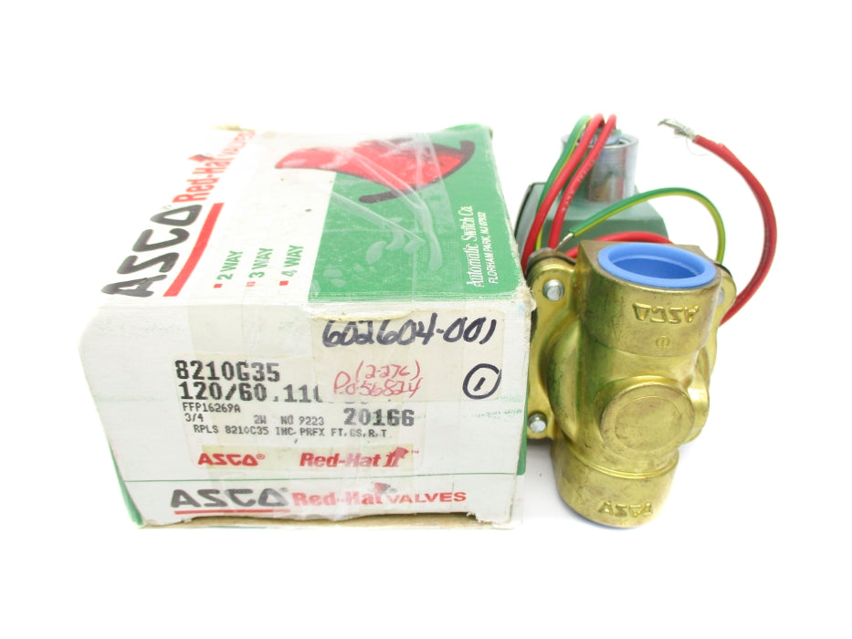 ASCO 8210G35 120/60 110/50 150PSI NSMP