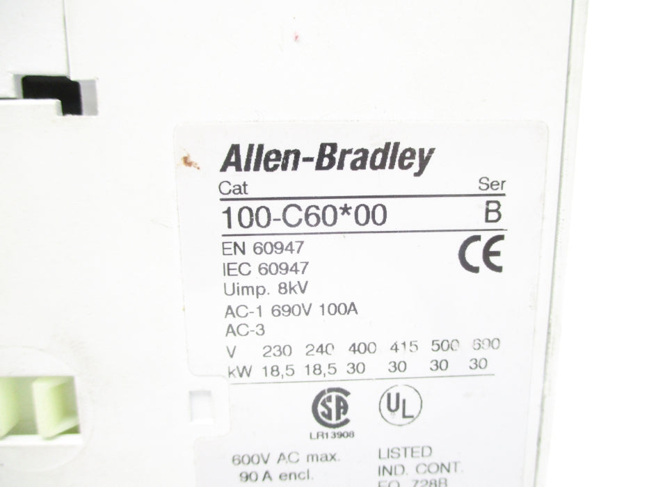 ALLEN BRADLEY 100-C60D00 SER. B 110/120V NSNP
