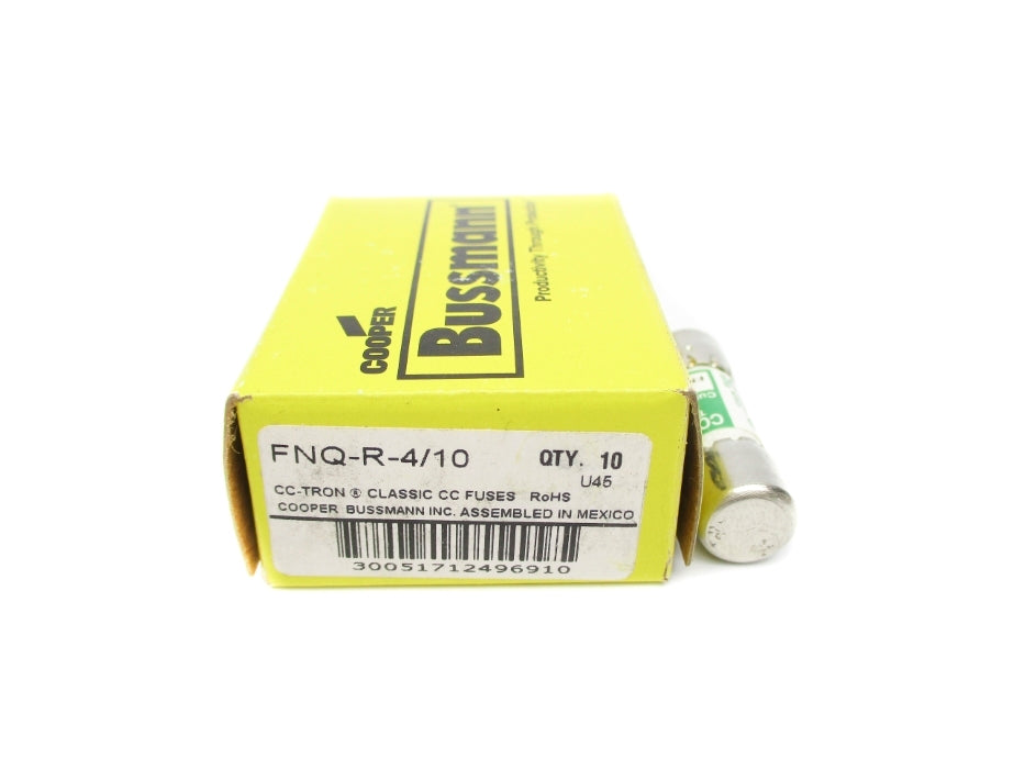BUSSMANN FNQ-R-4/10 4/10A 600VAC (PKG OF 10) NSMP