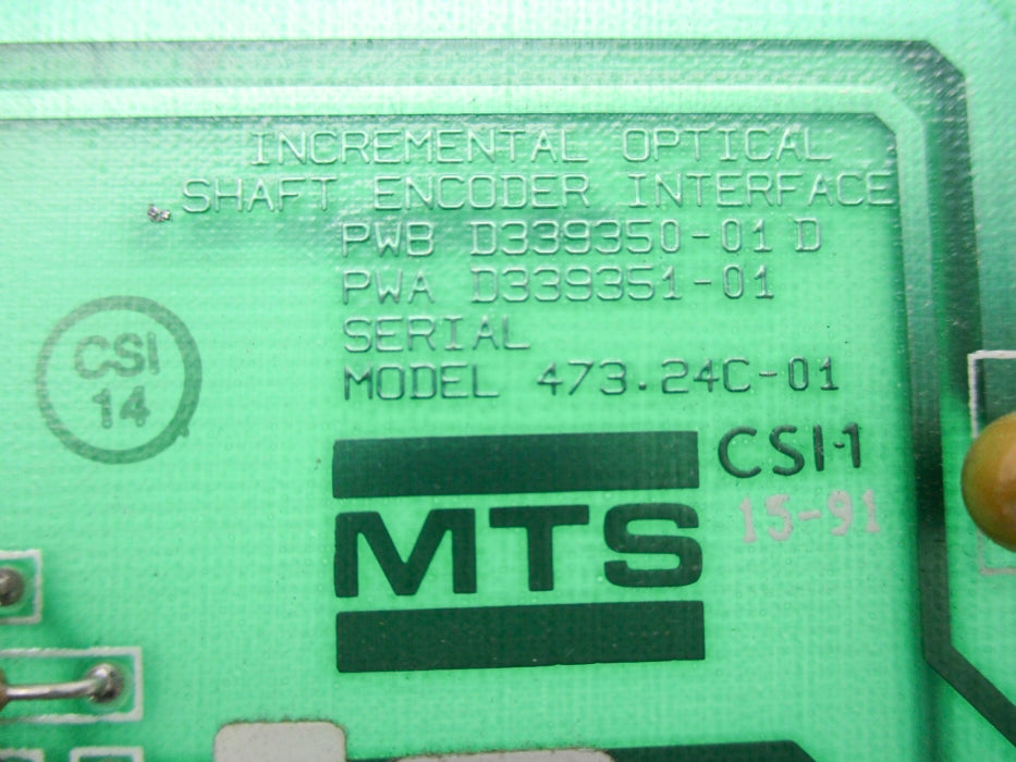MTS 473.24C-01 D339351-01 UNMP