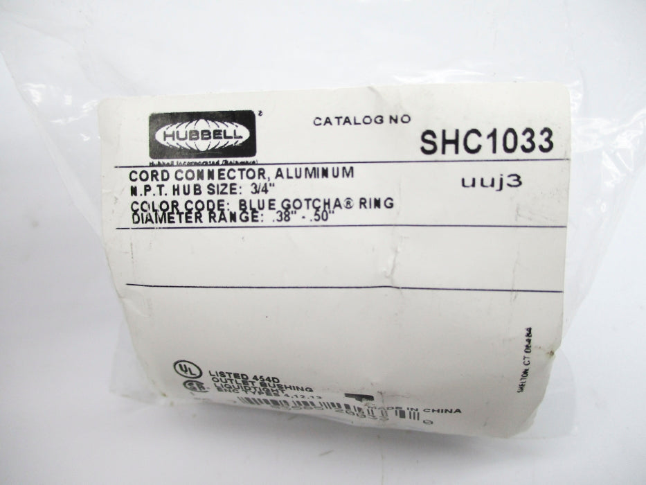 HUBBELL SHC1033 (BLUE GOTCHA RING) NSMP