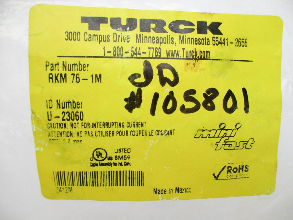 TURCK RKM76-1M U-23060 NSMP