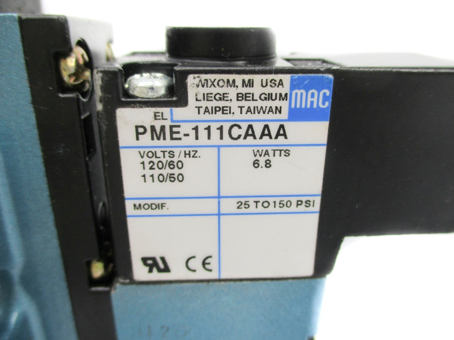 MAC 912-PM-111CA 25-150PSI 110/120V NSNP