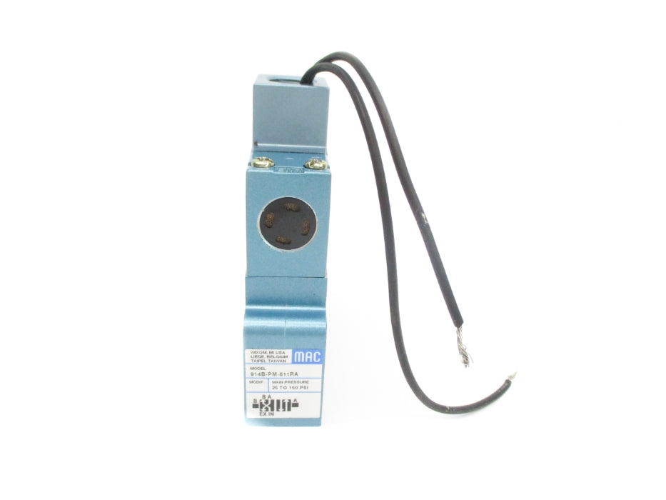 MAC 914B-PM-611RA 25-150PSI 24VDC NSNP