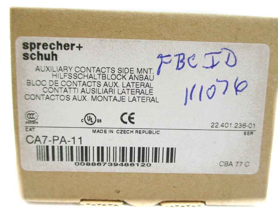 SPRECHNER+SCHUH CA7-PA-11 NSMP