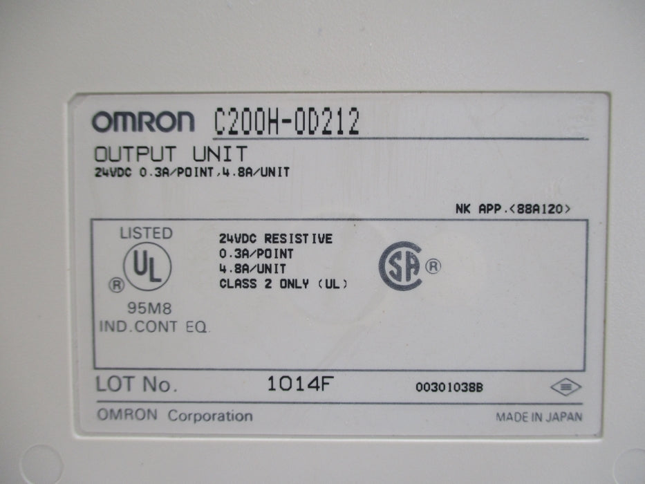OMRON C200H-OD212 NSNP