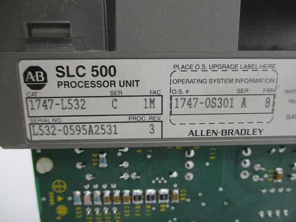 ALLEN BRADLEY 1747-L532 SER. C F/W 8 (NO KEY) NSNP