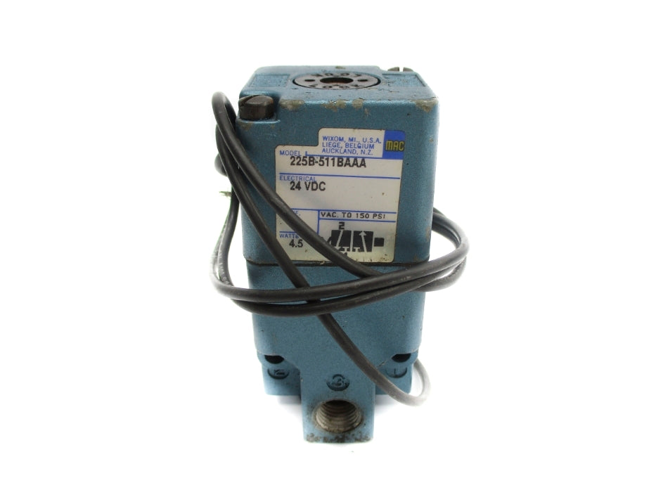 MAC 225B-511BAAA 24VDC 150PSI UNMP