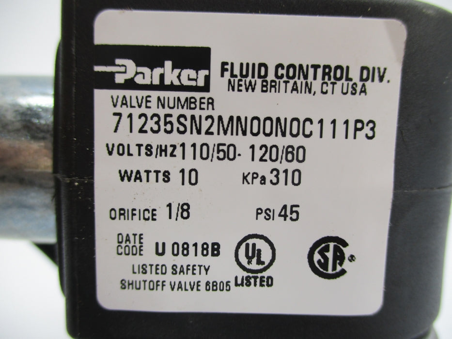 PARKER 71235SN2MN00N0C111P3 45PSI 110/120V NSNP