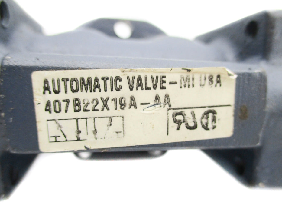 AUTOMATIC VALVE 407B22X19A-AA UNMP