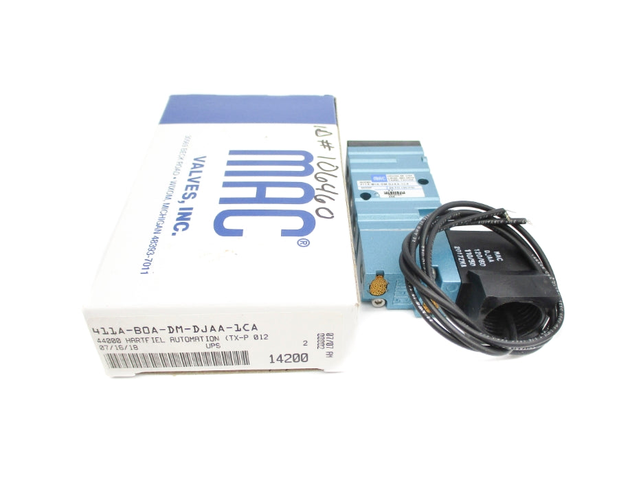 MAC 411A-B0A-DM-DJAA-1CA 20-120PSI 110/120V NSMP