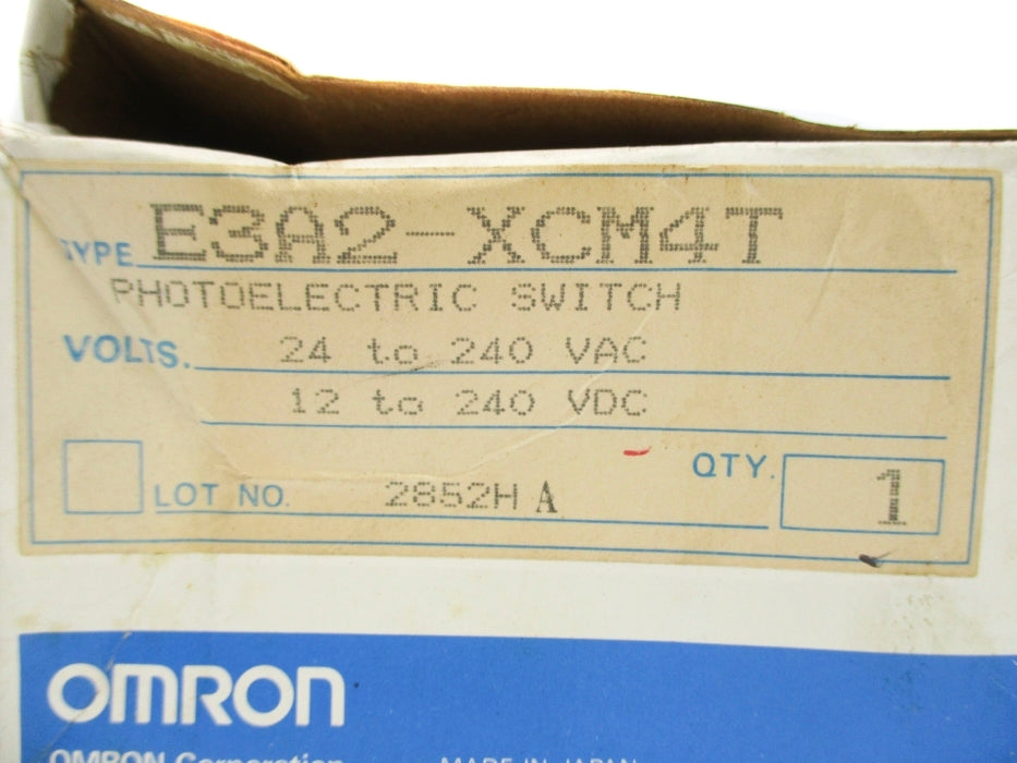 OMRON E3A2-XCM4T NSMP