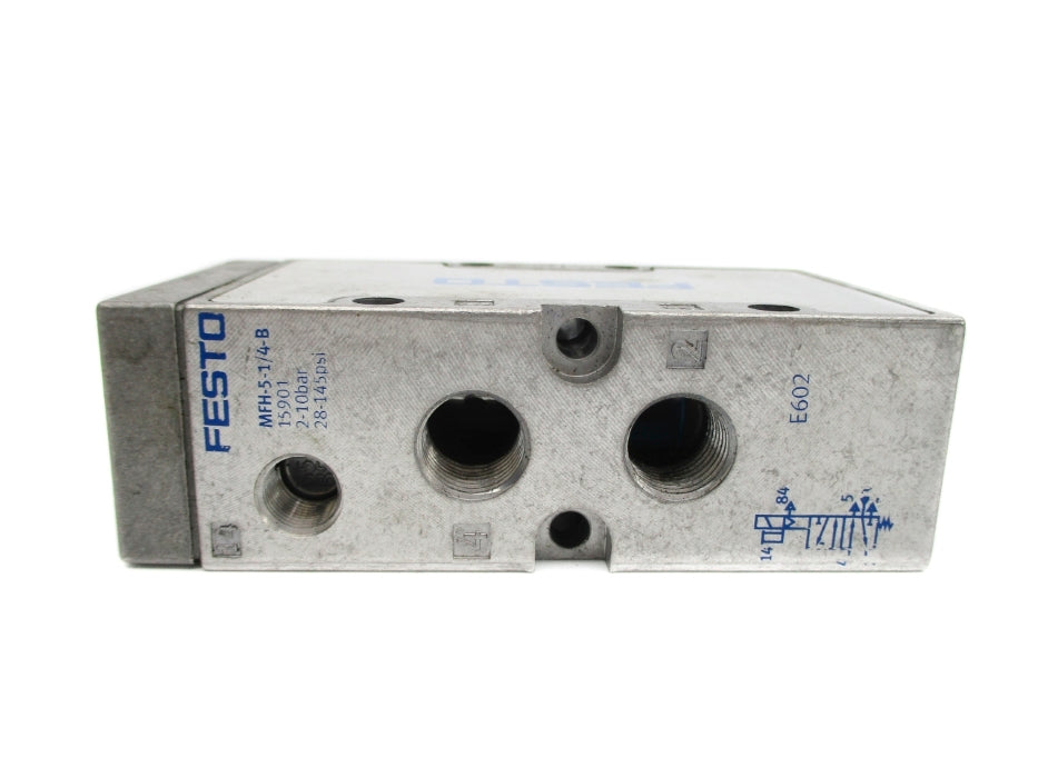 FESTO MFH-5-1/4-B 15901 SER. E602 28-145PSI (AS PICTURED) NSMP