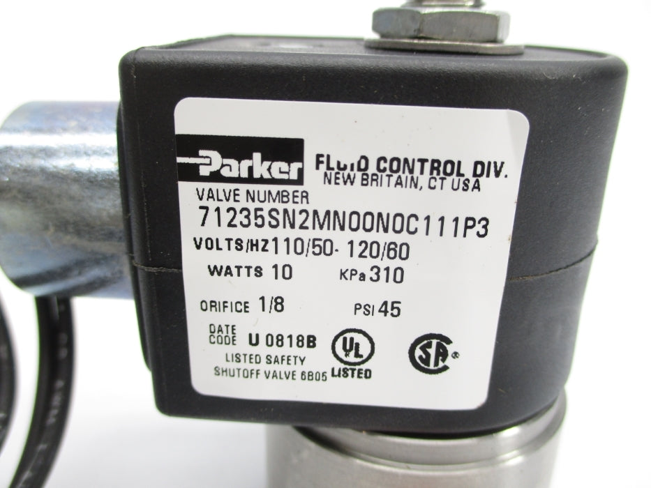PARKER 71235SN2MN00N0C111P3 110/120V 45PSI NSMP