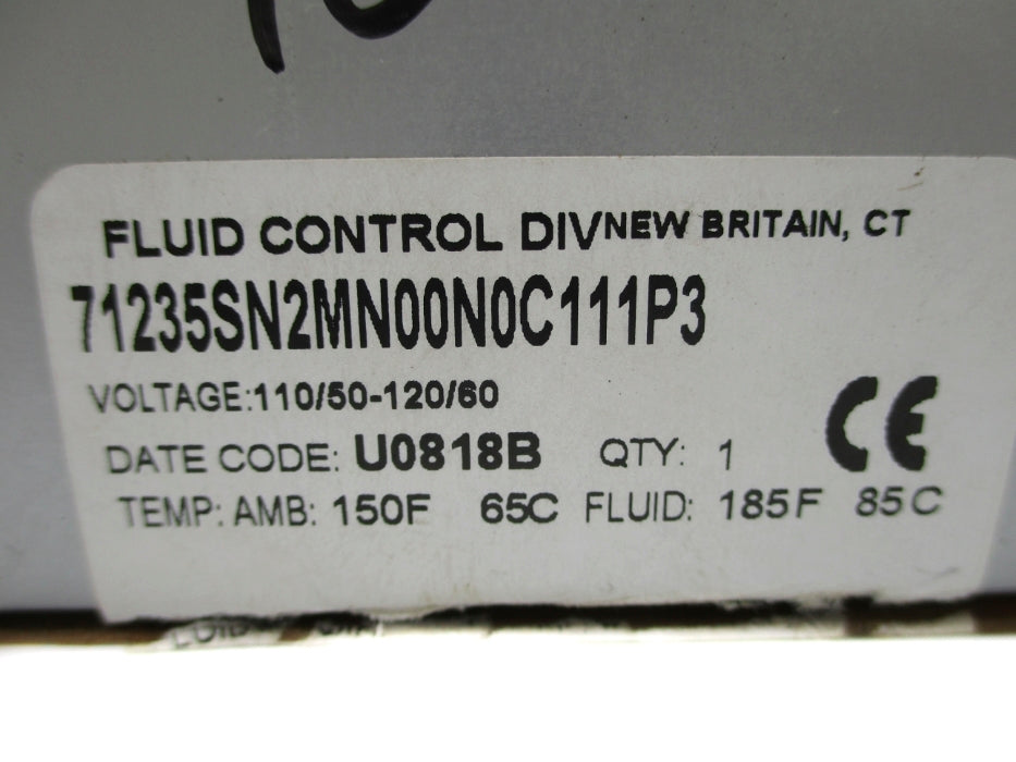 PARKER 71235SN2MN00N0C111P3 110/120V 45PSI NSMP