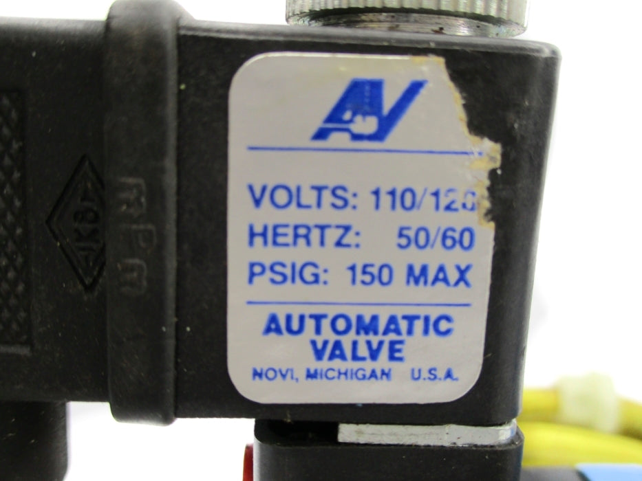 AUTOMATIC VALVE 407B22-X19A 110/120V 150PSIG UNMP