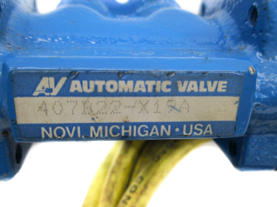 AUTOMATIC VALVE 407B22-X19A 110/120V 150PSIG UNMP