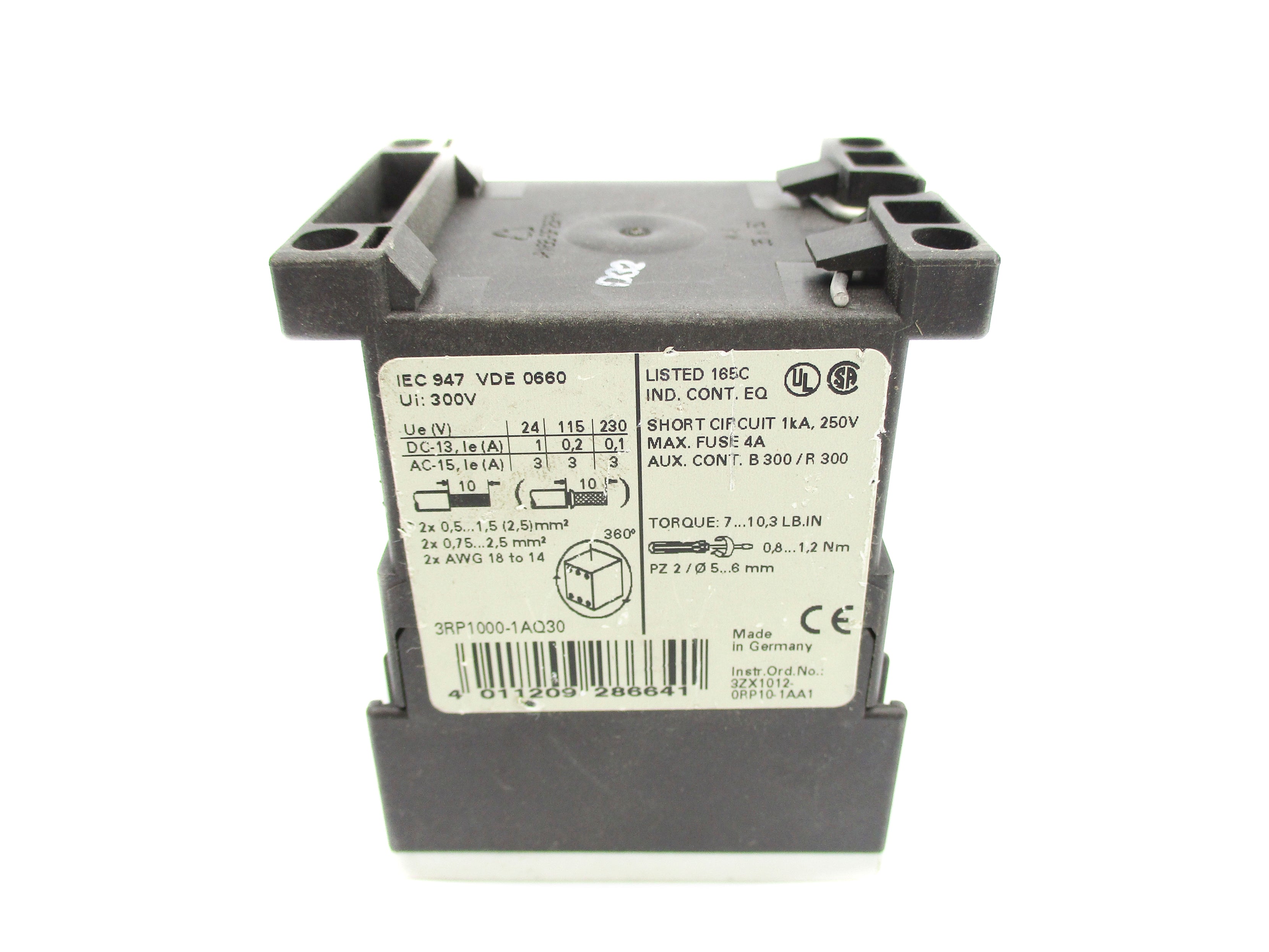 SIEMENS 3RP1000-1AQ30 24VDC NSNP