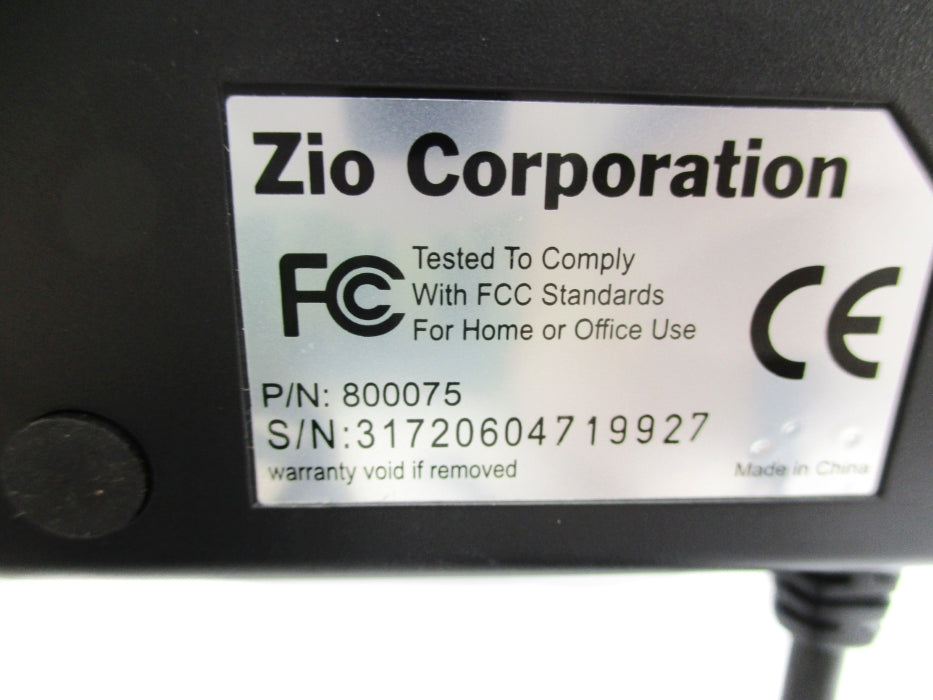 ZIO CORPORATION 800075 NSNP