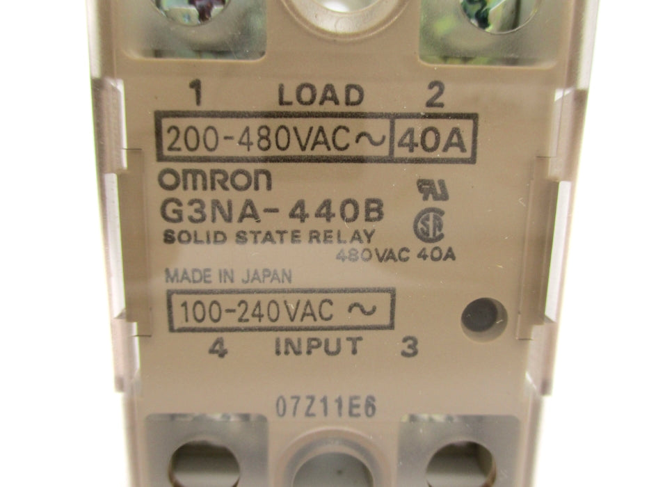 OMRON G3NA-440B 200-480VAC 40A UNMP