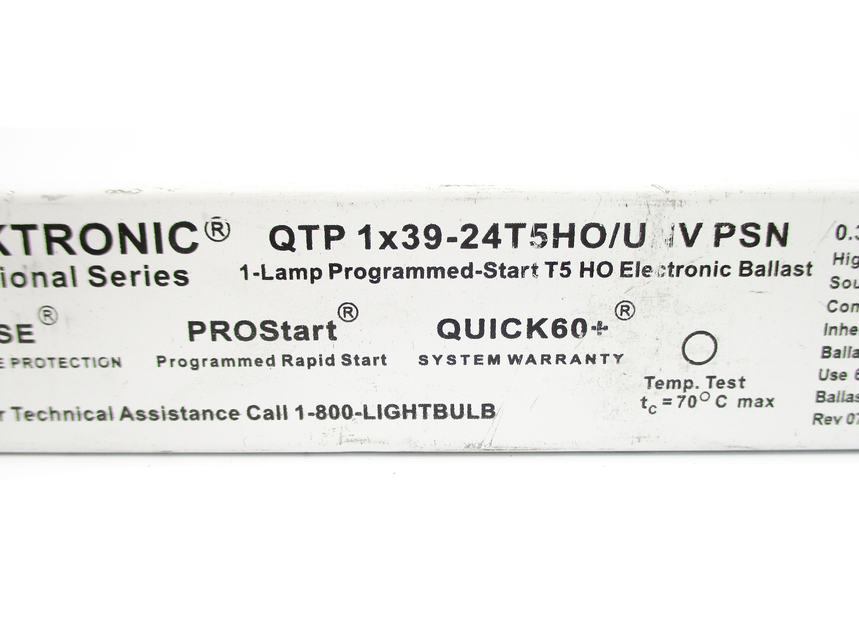 SYLVANIA QTP1X39-24T5HO/UNVPSN UNMP