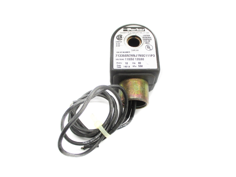 PARKER 71335SN2KNJ1N0C111P3 80PSI 110/120V UNMP