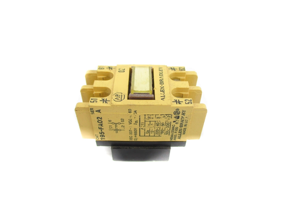 INDUSTRIAL SPARE PART 195-FA02 SER. A UNMP